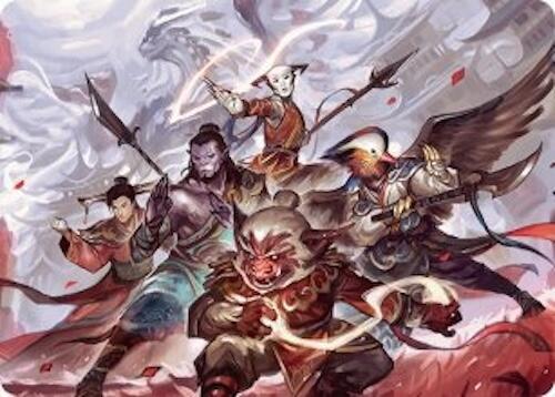 Will of the Jeskai Art Card 54 54 54 (Art Series: Tarkir: Dragonstorm)  | Good Games Modbury
