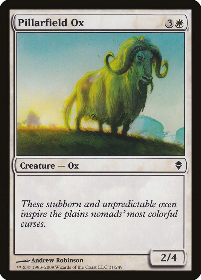 Pillarfield Ox 31/249 (Zendikar)  | Good Games Modbury