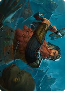 Gimli Counter of Kills Art Card 10 81 10 (Art Series: Universes Beyond: The Lord of the Rings: Tales of Middle-earth)  | Good Games Modbury