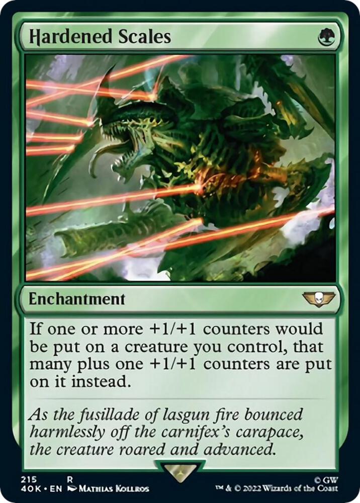 Hardened Scales 215 (Universes Beyond: Warhammer 40,000)  | Good Games Modbury