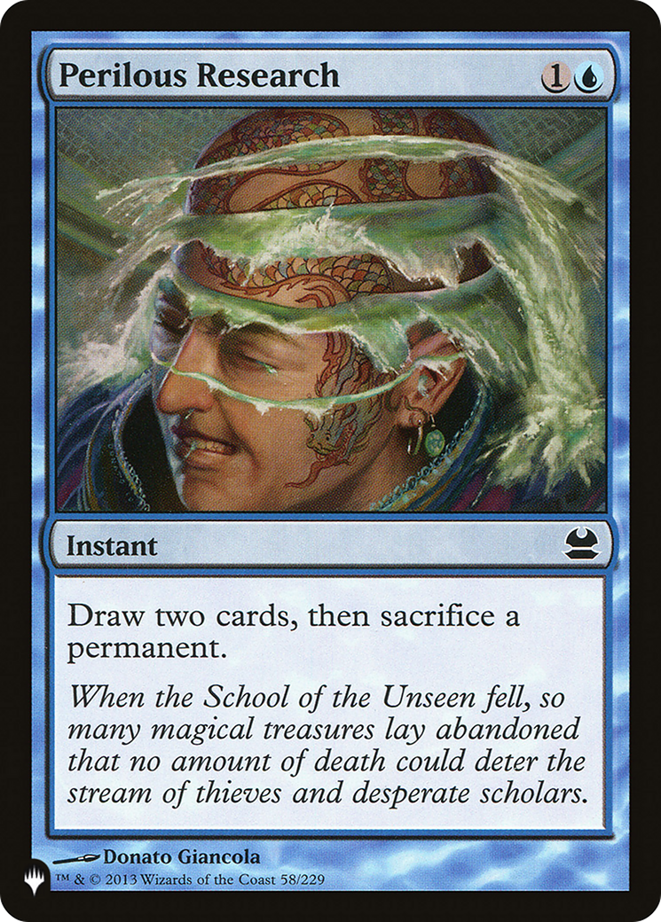 Perilous Research [The List Reprints] | Good Games Modbury