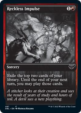 Reckless Impulse 441 (Innistrad: Double Feature)  - Foil | Good Games Modbury