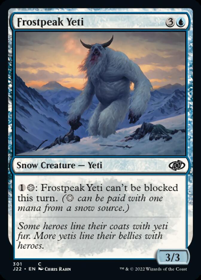 Frostpeak Yeti [Jumpstart 2022] | Good Games Modbury