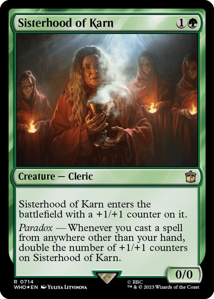 Sisterhood of Karn 714/331 (Universes Beyond: Doctor Who)  - Surge Foil | Good Games Modbury