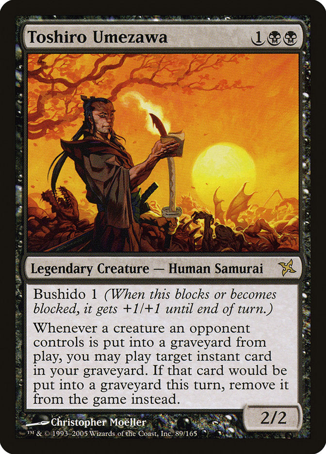 Toshiro Umezawa 89/165 (Betrayers of Kamigawa)  | Good Games Modbury