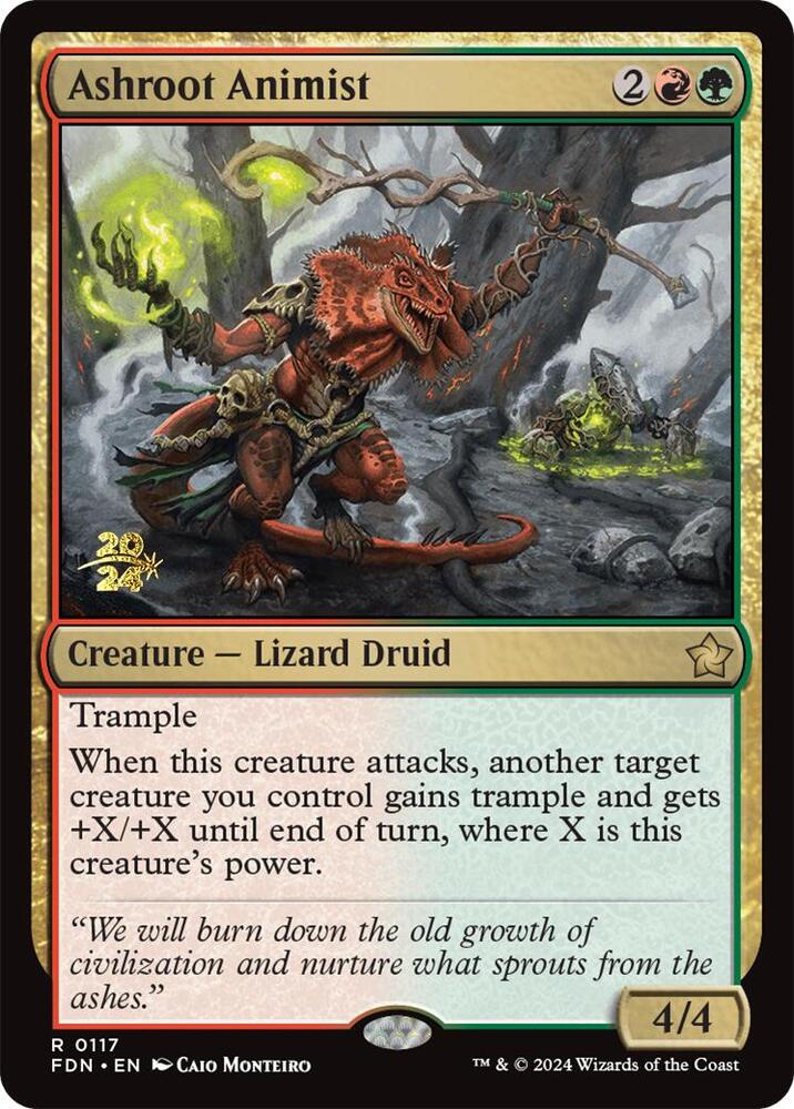 Ashroot Animist 117s/101 (Prerelease Cards)  - PreRelease Foil | Good Games Modbury