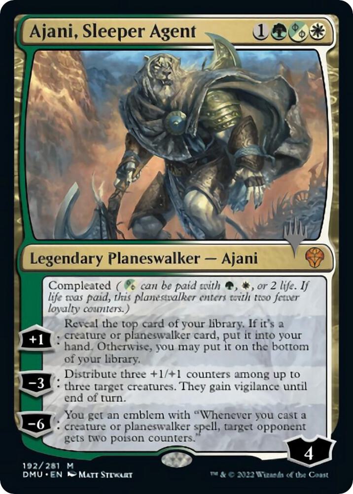 Ajani Sleeper Agent 192 (Promo Pack: Dominaria United)  - Foil | Good Games Modbury