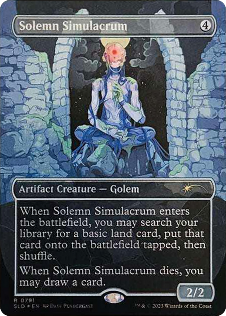 Solemn Simulacrum (0791) (Galaxy Foil) [Secret Lair Drop Series] | Good Games Modbury