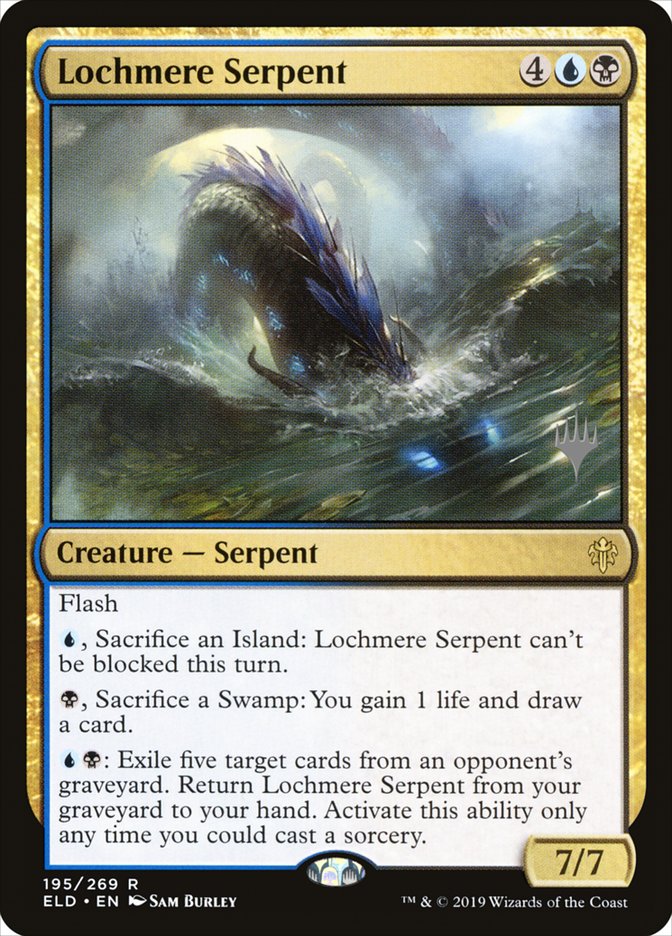 Lochmere Serpent (Promo Pack) [Throne of Eldraine Promos] | Good Games Modbury