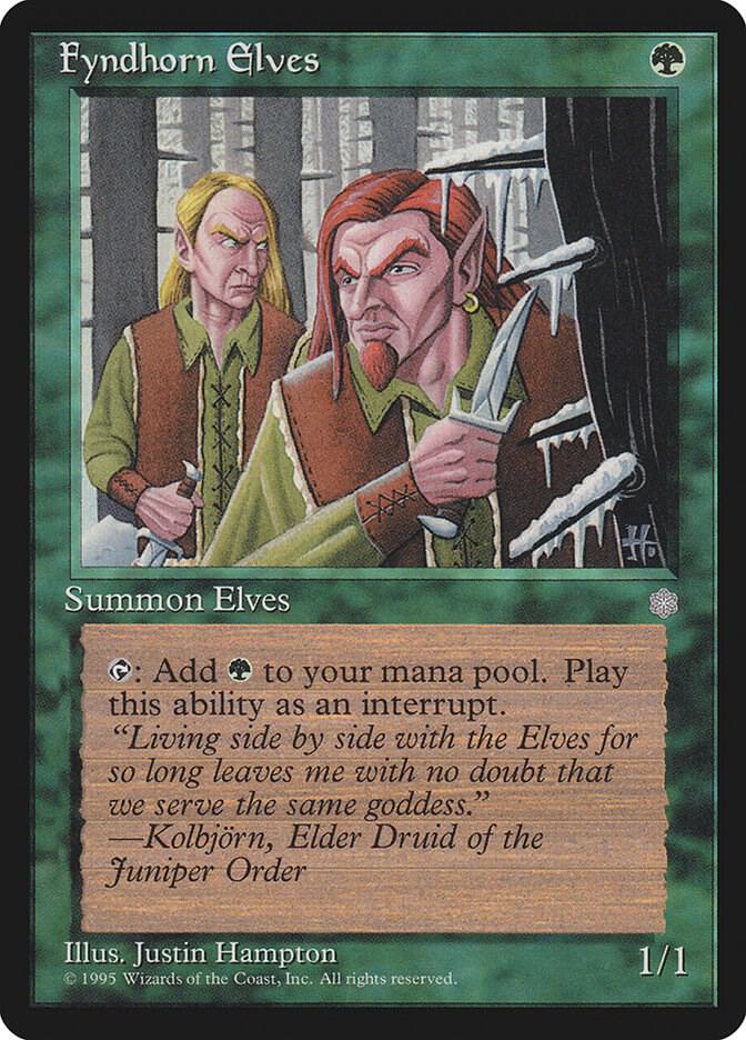 Fyndhorn Elves 132 (Ice Age)  | Good Games Modbury