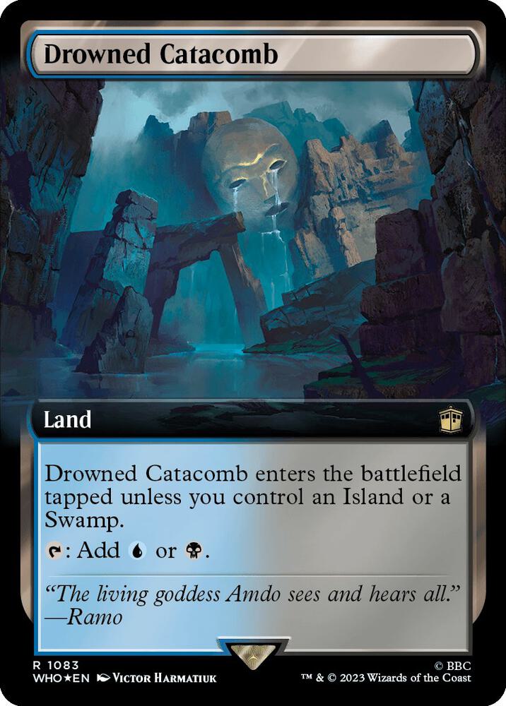 Drowned Catacomb 1083/331 (Universes Beyond: Doctor Who)  - Extended Art Surge Foil | Good Games Modbury