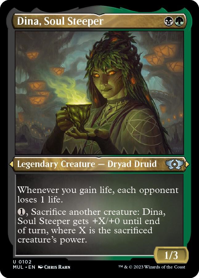 Dina, Soul Steeper 102/65 (March of the Machine: Multiverse Legends)  - Etched Foil | Good Games Modbury