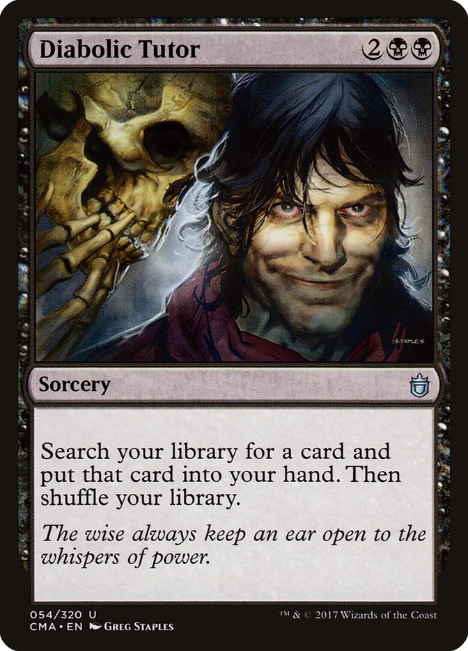 Diabolic Tutor 54/320 (Commander Anthology)  | Good Games Modbury