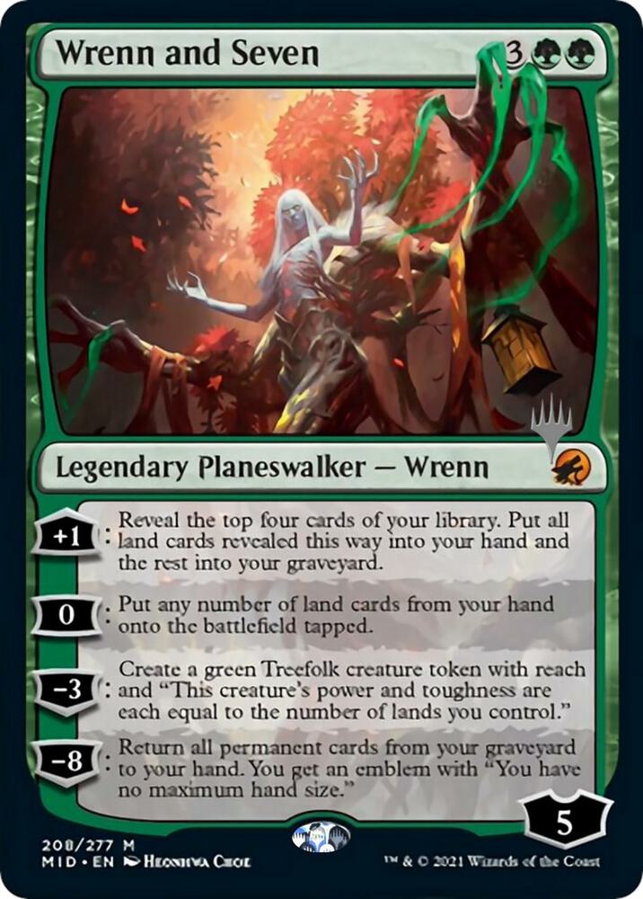 Wrenn and Seven 208p/171 (Promo Pack: Innistrad: Midnight Hunt)  | Good Games Modbury