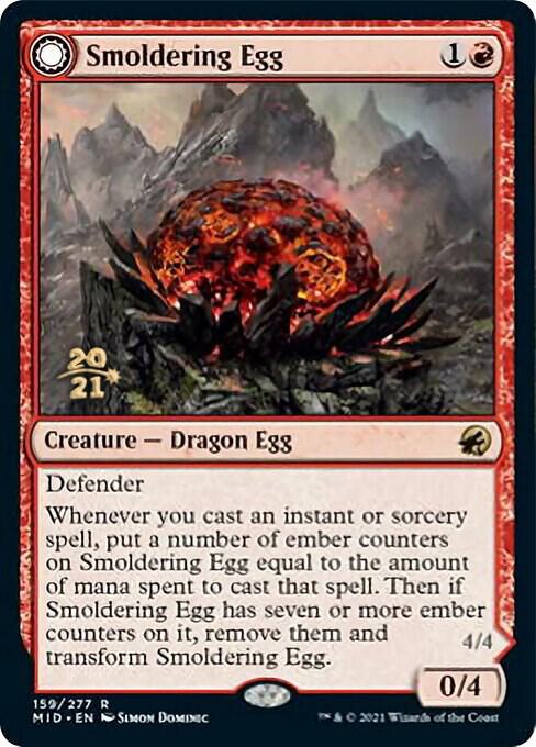 Smoldering Egg 159s/171 (Prerelease Cards)  - Foil | Good Games Modbury