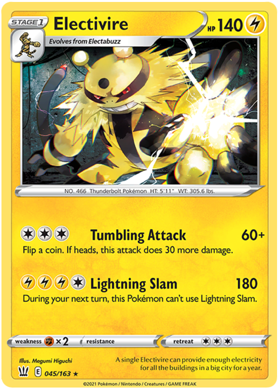 Electivire (045/163) [Sword & Shield: Battle Styles] | Good Games Modbury