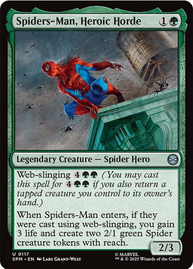 Spiders-Man, Heroic Horde 117 (Marvel's Spider-Man)  - Foil | Good Games Modbury
