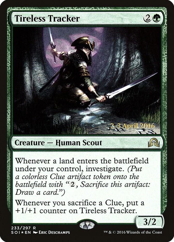 Tireless Tracker 233s/89 (Prerelease Cards)  - Foil | Good Games Modbury