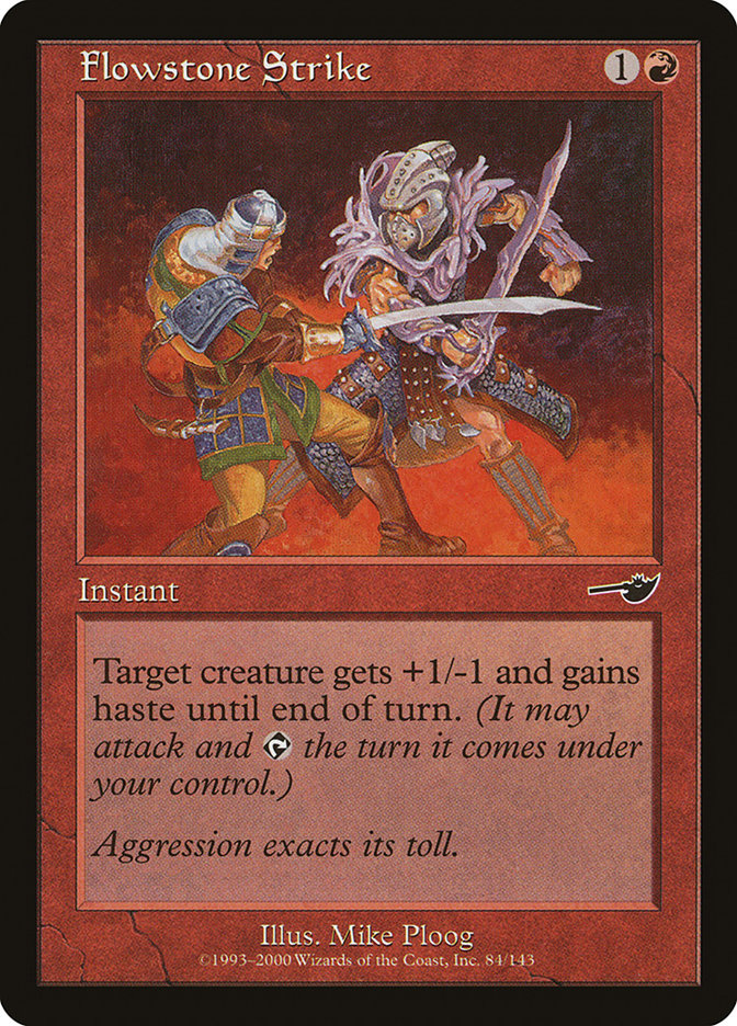 Flowstone Strike 84/143 (Nemesis)  - Foil | Good Games Modbury