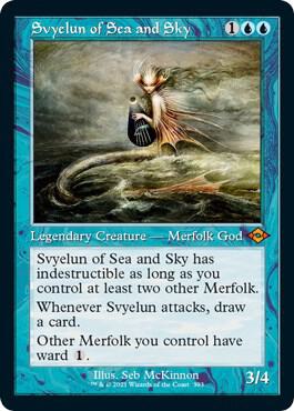Svyelun of Sea and Sky Retro Frame Foil Etched 393 (Modern Horizons 2)  - Foil | Good Games Modbury