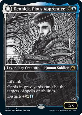 Dennick Pious Apprentice Showcase 317/277 (Innistrad: Midnight Hunt) 