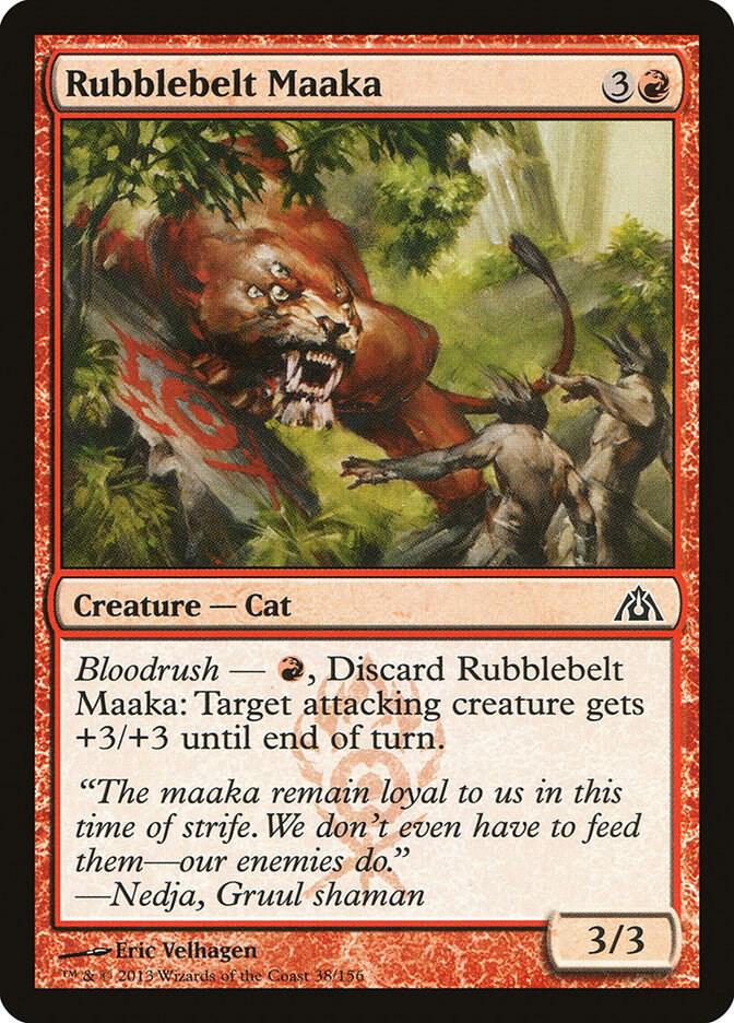Rubblebelt Maaka 38/156 (Dragon's Maze)  - Foil | Good Games Modbury