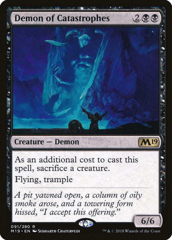 Demon of Catastrophes [Core Set 2019] | Good Games Modbury