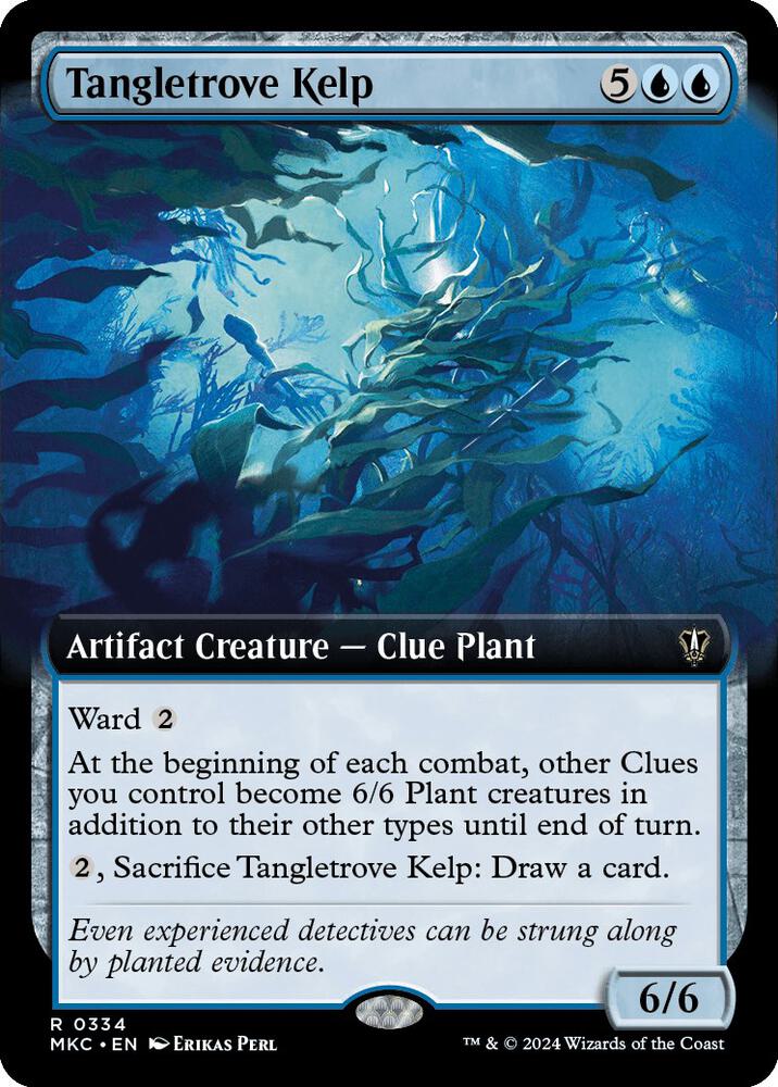 Tangletrove Kelp 334 (Commander: Murders at Karlov Manor)  - Extended Art | Good Games Modbury