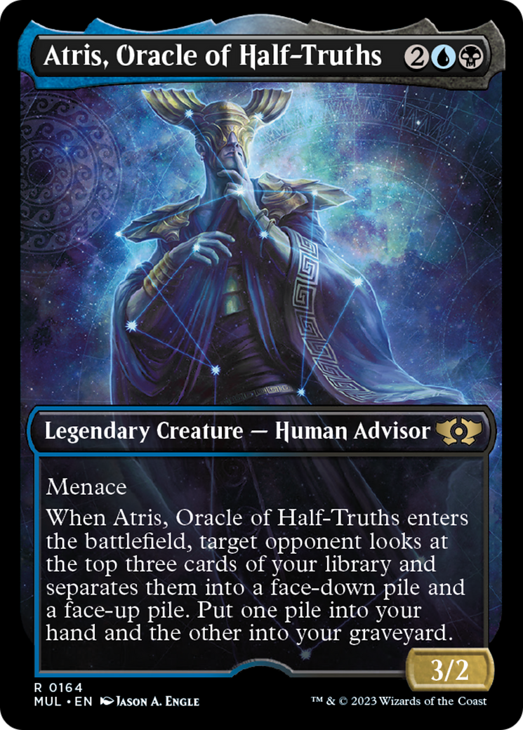 Atris, Oracle of Half-Truths (Halo Foil) [Multiverse Legends] | Good Games Modbury