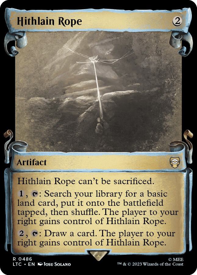 Hithlain Rope Showcase Scrolls 486 (Commander: The Lord of the Rings: Tales of Middle-earth)  - Showcase Scroll Foil | Good Games Modbury