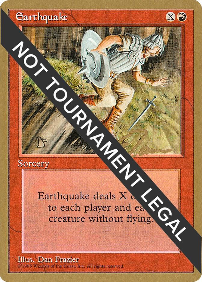 Earthquake 1996 Eric Tam 4ED et189/308 (World Championship Decks)  | Good Games Modbury