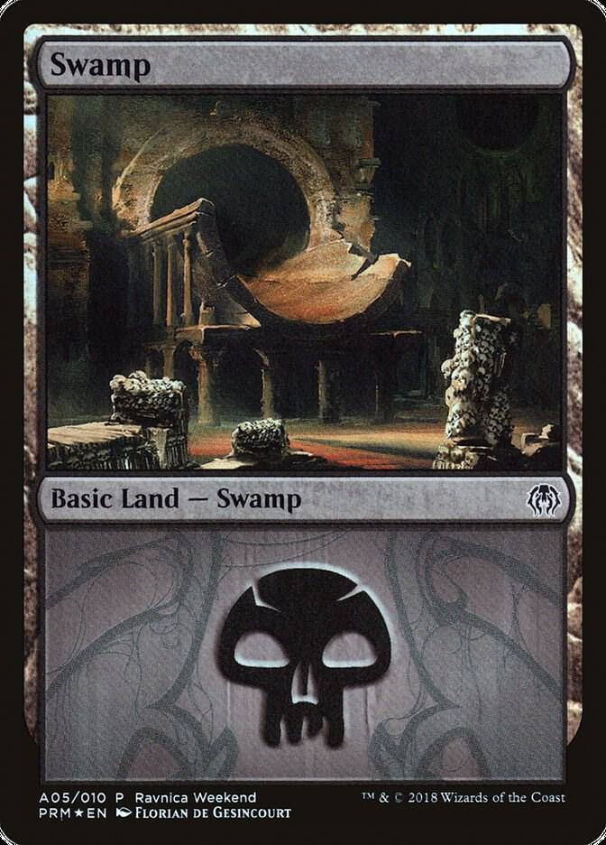 Swamp A05/10 (Launch Party & Release Event Promos)  - Foil | Good Games Modbury