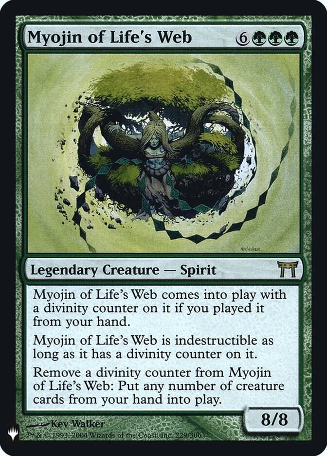 Myojin of Lifes Web CHK-229/5075 (The List Reprints)  - Foil | Good Games Modbury
