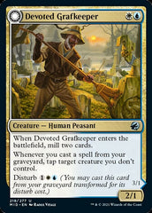 Devoted Grafkeeper // Departed Soulkeeper [Innistrad: Midnight Hunt] | Good Games Modbury