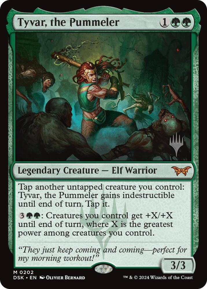 Tyvar, the Pummeler 202 (Promo Pack: Duskmourn: House of Horror)  - Foil | Good Games Modbury