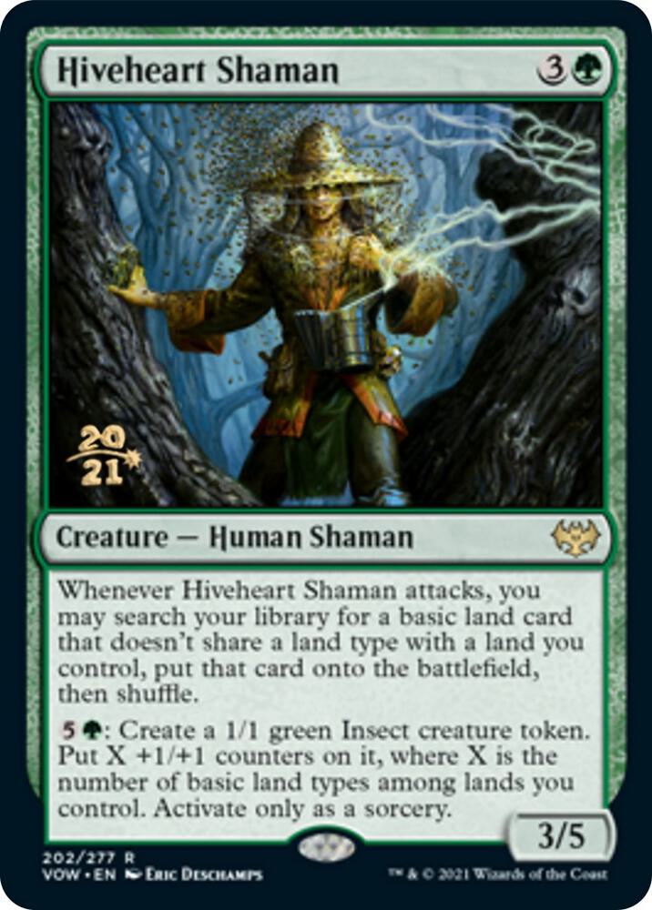 Hiveheart Shaman 202 (Prerelease Cards)  - Foil | Good Games Modbury