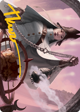 Celestus Sanctifier Art Card (Gold-Stamped Signature) [Innistrad: Midnight Hunt Art Series] | Good Games Modbury