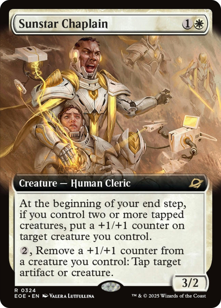 Sunstar Chaplain (Extended Art) [Edge of Eternities] | Good Games Modbury