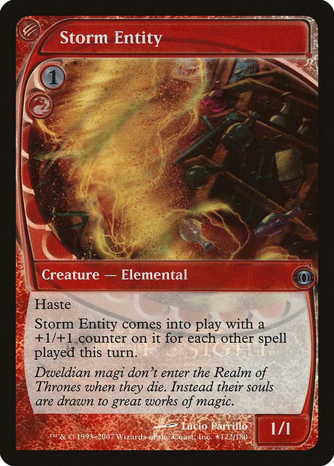 Storm Entity 122★/2 (Launch Party & Release Event Promos)  - Foil | Good Games Modbury
