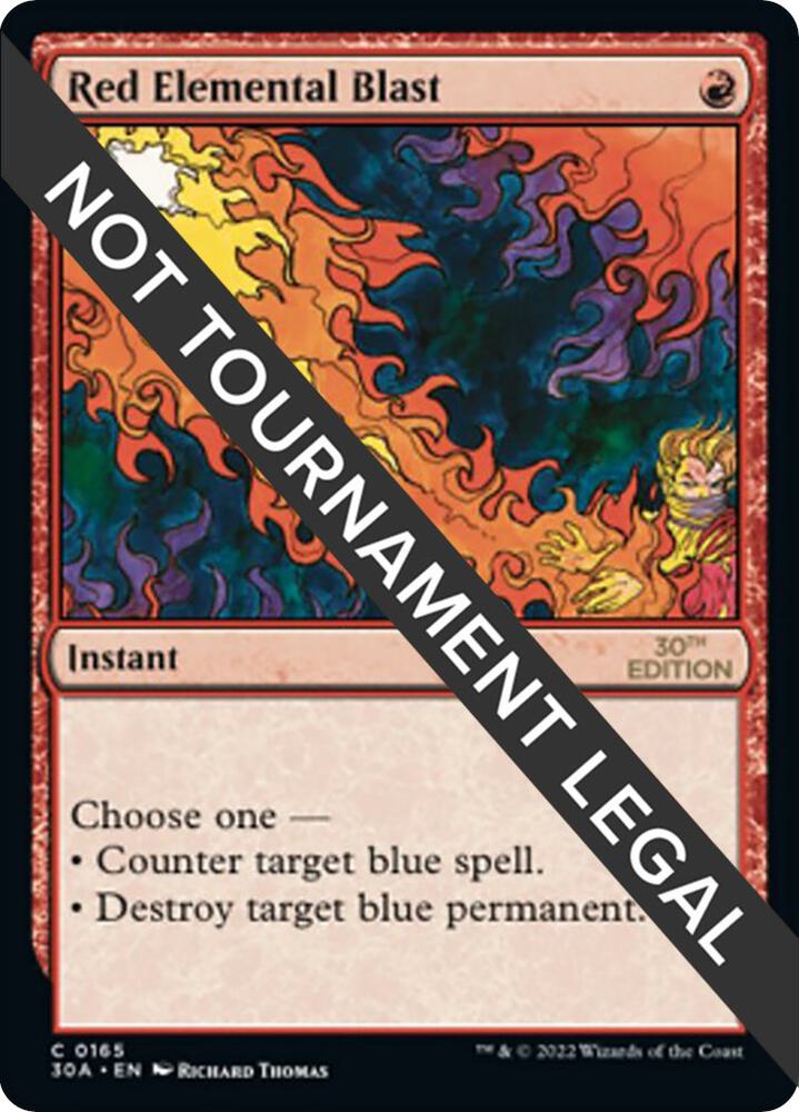 Red Elemental Blast 165/594 (30th Anniversary Edition)  | Good Games Modbury