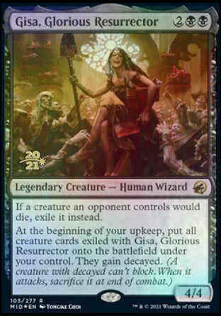Gisa, Glorious Resurrector [Innistrad: Midnight Hunt Prerelease Promos] | Good Games Modbury