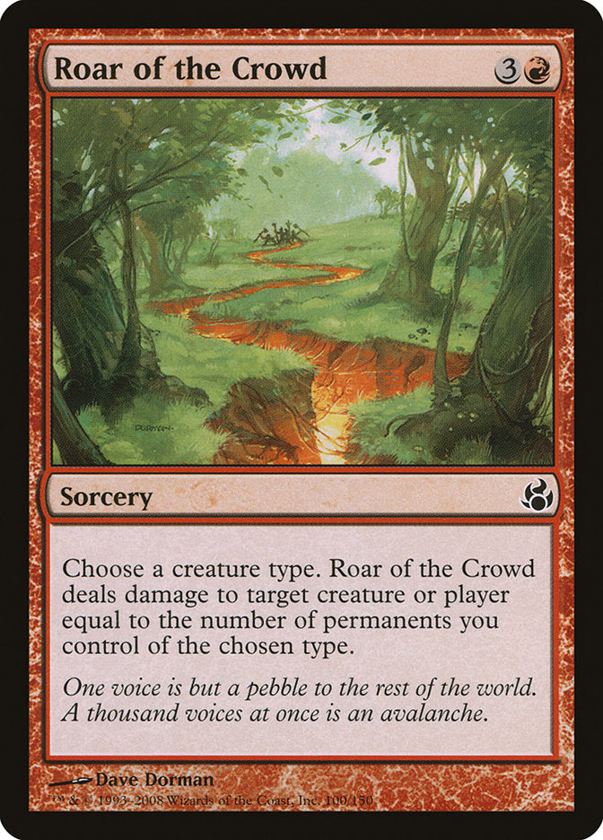 Roar of the Crowd 100/150 (Morningtide)  | Good Games Modbury