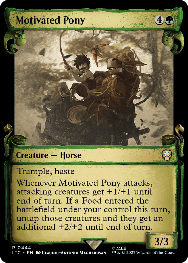 Motivated Pony [The Lord of the Rings: Tales of Middle-Earth Commander Showcase Scrolls] | Good Games Modbury