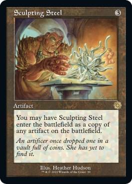 Sculpting Steel 50/63 (The Brothers' War: Retro Frame Artifacts)  - Foil | Good Games Modbury