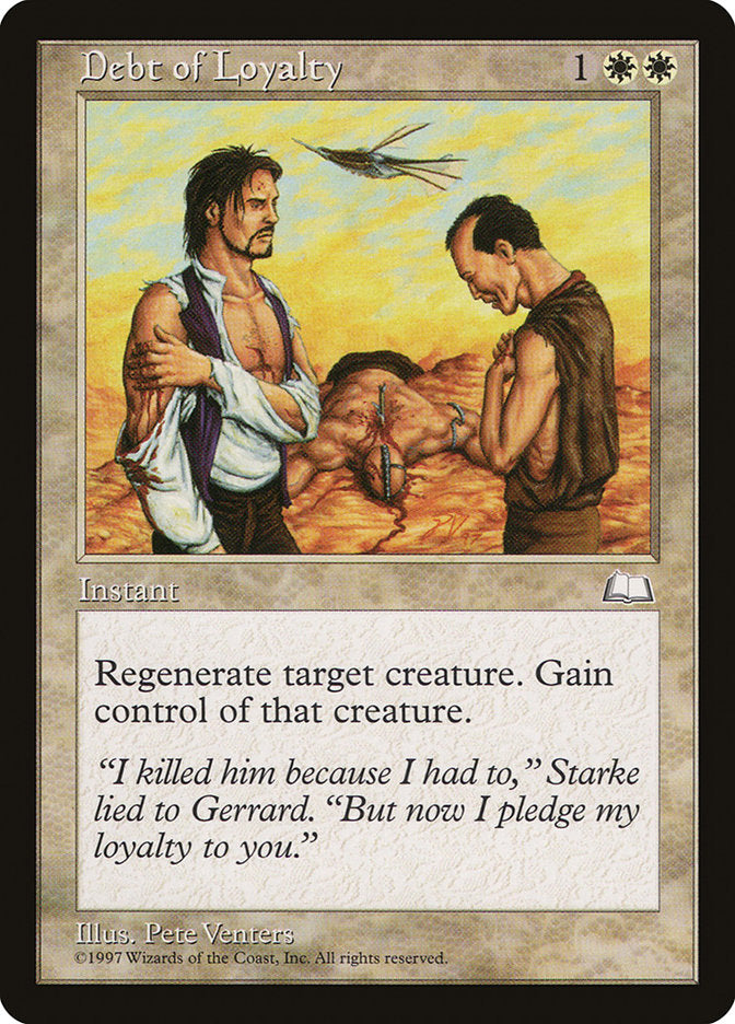 Debt of Loyalty 11/167 (Weatherlight)  | Good Games Modbury