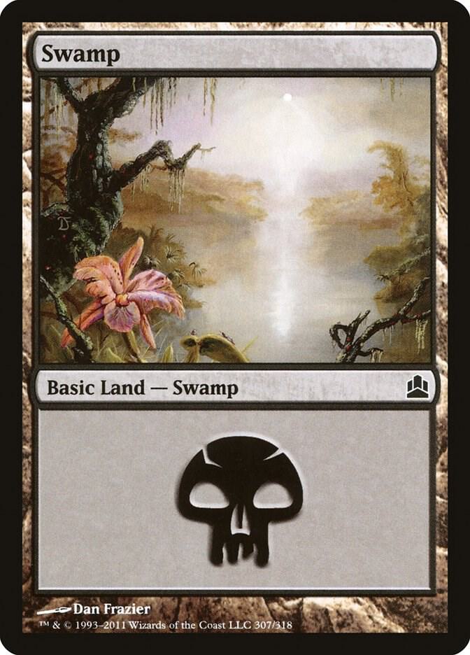 Swamp 307/318 (Commander)  | Good Games Modbury