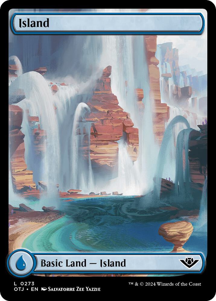 Island 273 (Outlaws of Thunder Junction)  - Full Art | Good Games Modbury