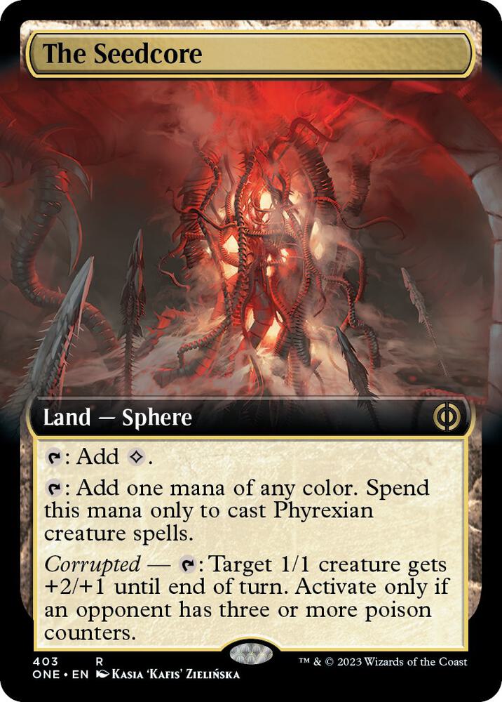 The Seedcore 403/271 (Phyrexia: All Will Be One)  - Extended Art Foil | Good Games Modbury