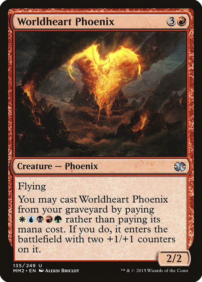 Worldheart Phoenix 135/249 (Modern Masters 2015)  | Good Games Modbury
