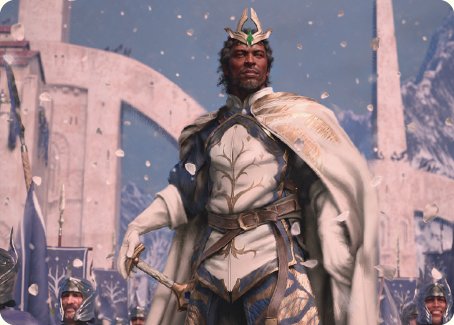 Aragorn, King of Gondor Art Card [The Lord of the Rings: Tales of Middle-earth Art Series] | Good Games Modbury